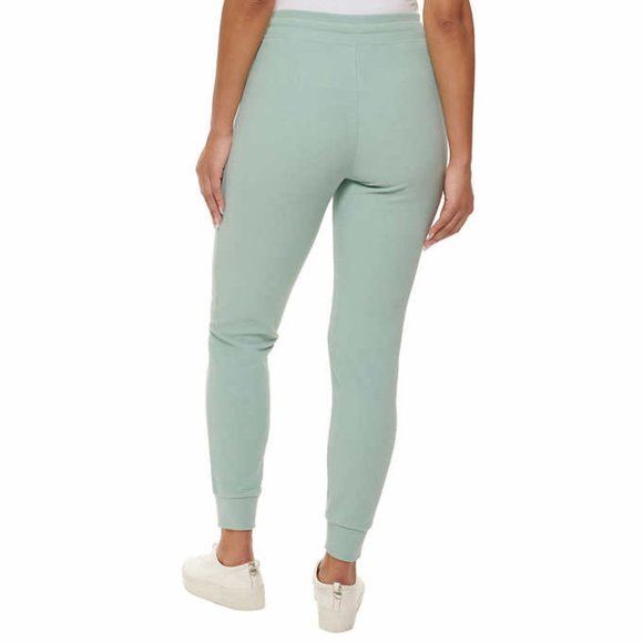 NWoT Andrew Marc Women's Ribbed Knit Jogger Sweatpants Jade Size L $70 4D007 - Picture 2 of 4